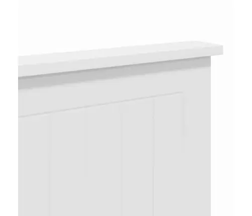 Galvgalis Spīdīga Balta 120 Cm Inženierijas Koks Vidaxl