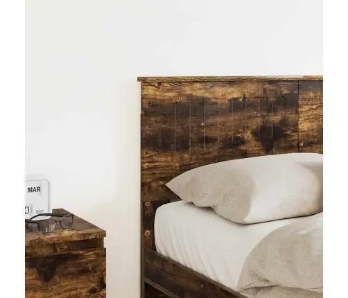 Galvūgalis Su Galvūgalio Rūkyta Ąžuolas 120 Cm Apdirbta Mediena