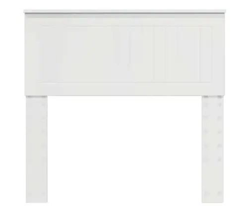 Galvūgalis Su Galvūgalio Blizgus Baltas 90 Cm Apdirbta Mediena