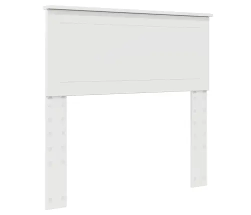 Galvūgalis Su Galvūgalio Blizgus Baltas 90 Cm Apdirbta Mediena