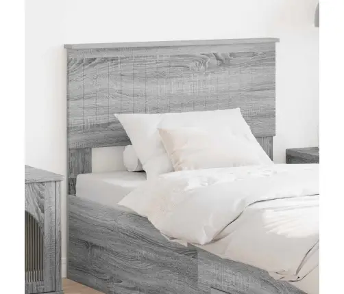 Galvgalis Ar Galvas Klāju Pelēks Sonoma 90 Cm Inženierijas Koks Vidaxl