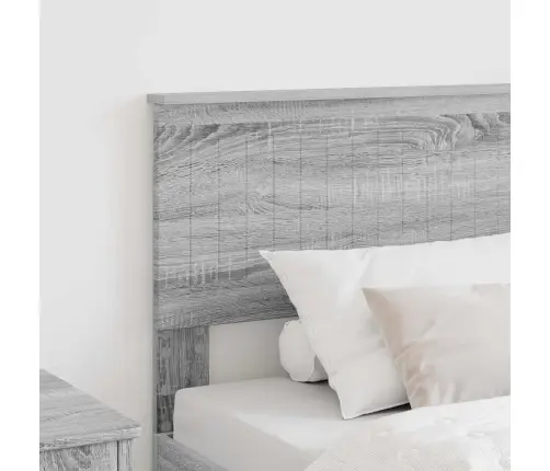 Galvgalis Ar Galvas Klāju Pelēks Sonoma 90 Cm Inženierijas Koks Vidaxl