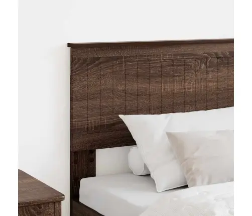 Galvgalis Ar Galvas Klāju Brūns Ozols 90 Cm Inženierijas Koks Vidaxl