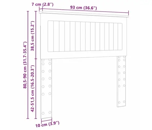 Galvūgalis Su Galvūgalio Senovinis Medis 90 Cm Apdirbta Mediena