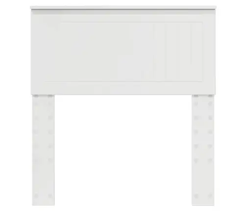 Galvgalis Ar Galvas Klāju Spīdīga Balta 80 Cm Inženierijas Koks Vidaxl