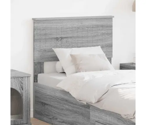 Galvgalis Ar Galvas Klāju Pelēks Sonoma 80 Cm Inženierijas Koks Vidaxl