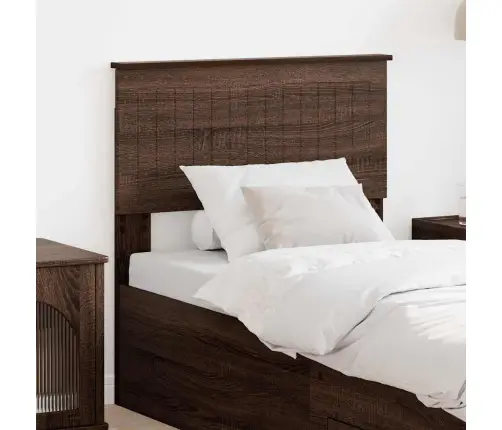 Galvūgalis Su Galvūgalio Rudas Ąžuolas 80 Cm Apdirbta Mediena