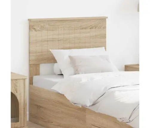 Galvgalis Ar Galvas Klāju Sonoma Ozols 75 Cm Inženierijas Koks Vidaxl