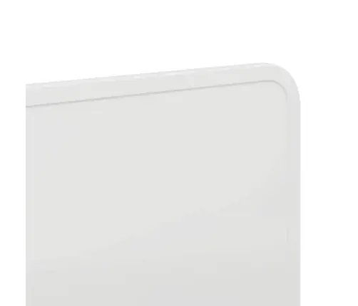 Galvgalis Ar Galvas Klāju Balts 200 Cm Inženierijas Koks Vidaxl