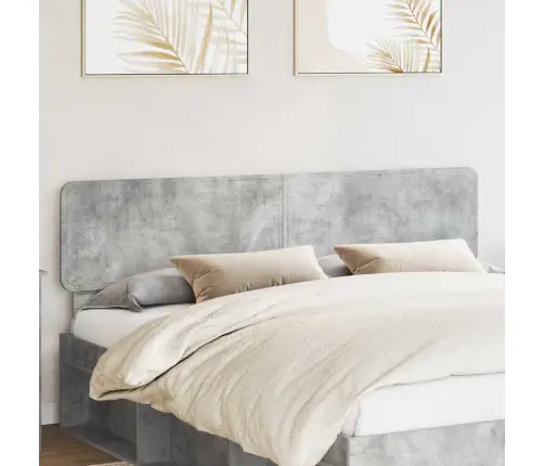 Galvgalis Betona Pelēks 200 Cm Inženierijas Koks Vidaxl