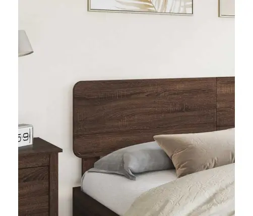 Galvgalis Ar Galvas Klāju Brūns Ozols 200 Cm Inženierijas Koks Vidaxl