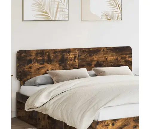 Galvgalis Ar Galvas Klāju Dūmaka Ozols 180 Cm Inženierijas Koks Vidaxl