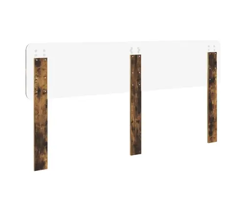 Galvgalis Ar Galvas Klāju Dūmaka Ozols 180 Cm Inženierijas Koks Vidaxl