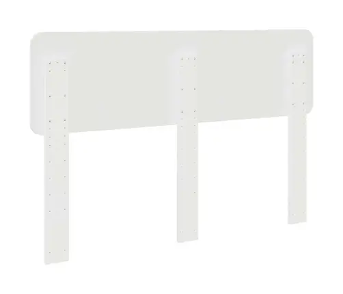 Galvgalis Spīdīga Balta 160 Cm Inženierijas Koks Vidaxl