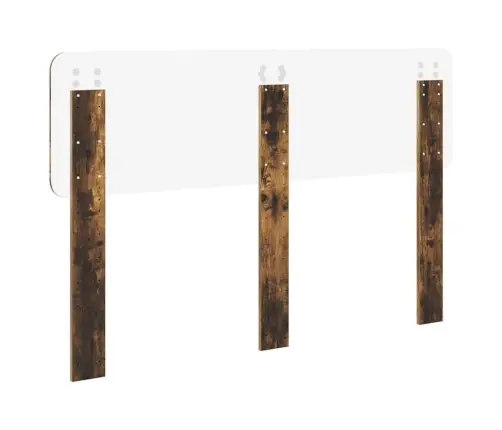 Galvūgalis Su Galvūgalio Rūkyta Ąžuolas 160 Cm Apdirbta Mediena