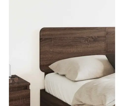 Galvgalis Ar Galvas Klāju Brūns Ozols 160 Cm Inženierijas Koks Vidaxl