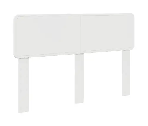 Galvgalis Spīdīga Balta 150 Cm Inženierijas Koks Vidaxl