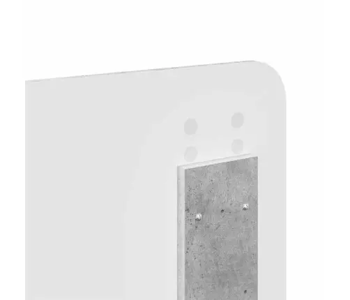 Galvgalis Betona Pelēks 135 Cm Inženierijas Koks Vidaxl