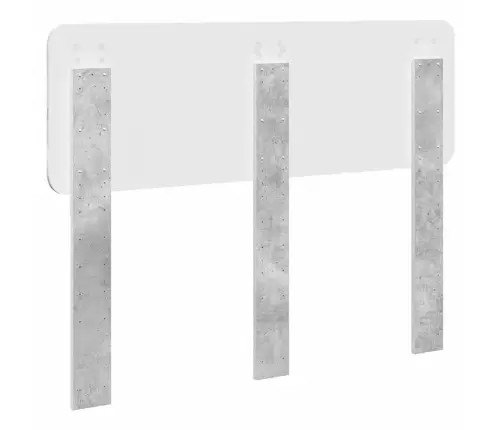 Galvgalis Betona Pelēks 135 Cm Inženierijas Koks Vidaxl