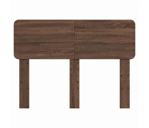 Galvgalis Ar Galvas Klāju Brūns Ozols 135 Cm Inženierijas Koks Vidaxl