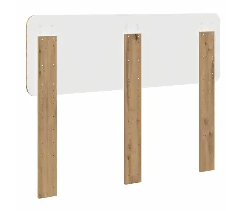 Galvgalis Artisānā Ozols 135 Cm Inženierijas Koks Vidaxl