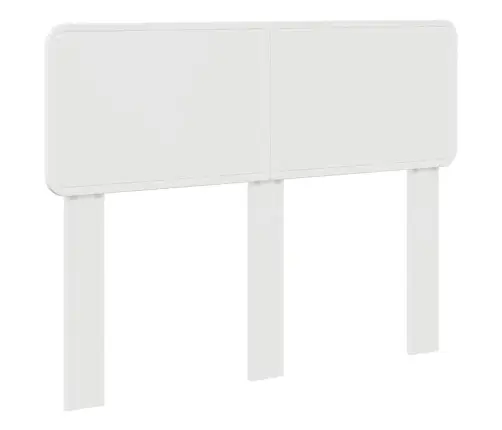 Galvgalis Spīdīga Balta 120 Cm Inženierijas Koks Vidaxl