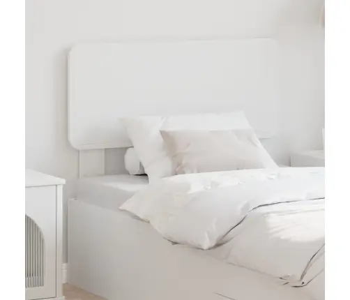 Galvgalis Ar Galvas Klāju Balts 90 Cm Inženierijas Koks Vidaxl