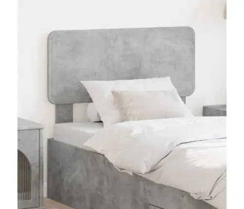 Galvūgalis Su Galvūgalio Betono Pilka 90 Cm Apdirbta Mediena