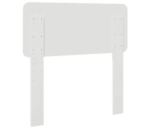 Galvgalis Ar Galvas Klāju Spīdīga Balta 90 Cm Inženierijas Koks Vidaxl