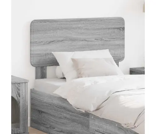 Galvgalis Ar Galvas Klāju Pelēks Sonoma 80 Cm Inženierijas Koks Vidaxl