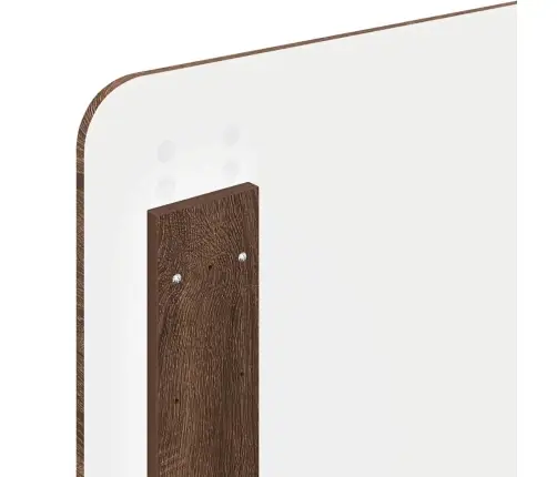 Galvgalis Ar Galvas Klāju Brūns Ozols 80 Cm Inženierijas Koks Vidaxl