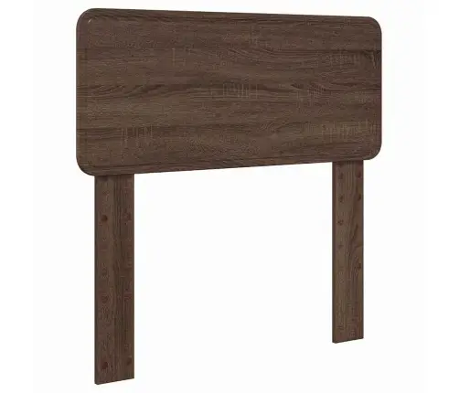 Galvgalis Ar Galvas Klāju Brūns Ozols 80 Cm Inženierijas Koks Vidaxl