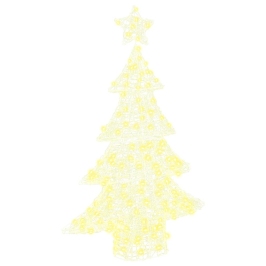 Jõulupuu Koos 100 Led-Iga Soe Valge 120 Cm Akrüül