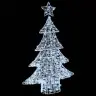 Ziemassvētku Eglīte Su 100 Led Vēsi Balta 120 Cm Akrils Vidaxl