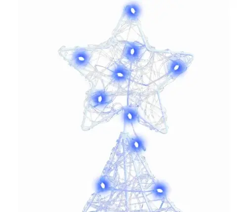 Ziemassvētku Eglīte Su 100 Led Zila 120 Cm Akrils Vidaxl