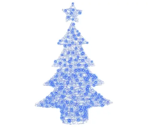 Ziemassvētku Eglīte Su 100 Led Zila 120 Cm Akrils Vidaxl