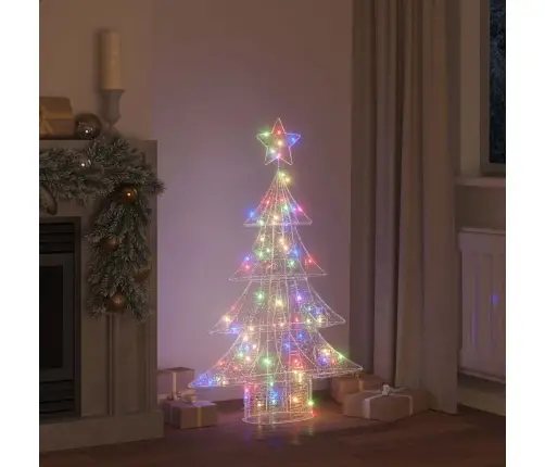 Ziemassvētku Eglīte Su 100 Led Daudzkrāsains 120 Cm Akrils Vidaxl