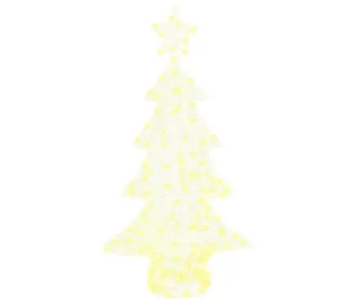 Jõulupuu Koos 160 Led-Iga Soe Valge 150 Cm Akrüül