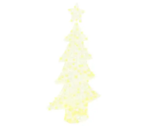 Jõulupuu Koos 160 Led-Iga Soe Valge 150 Cm Akrüül