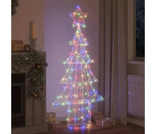 Jõulupuu Koos 240 Led-Iga Mitmevärviline 180 Cm Akrüül