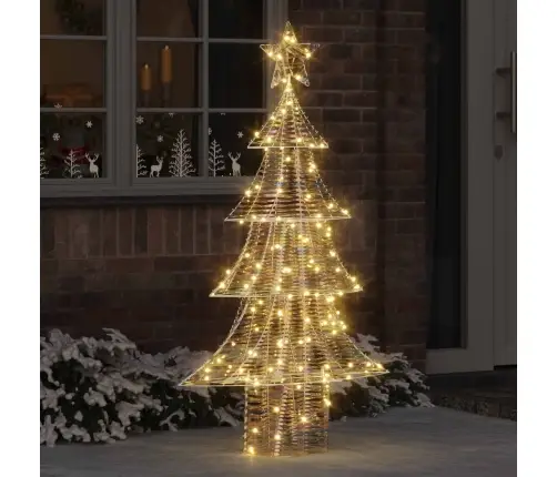 Ziemassvētku Eglīte Su 160 Led Silti Balta 150 Cm Pet Vidaxl