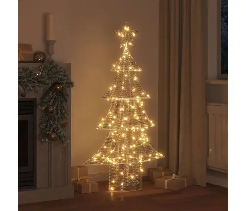 Ziemassvētku Eglīte Su 160 Led Silti Balta 150 Cm Pet Vidaxl