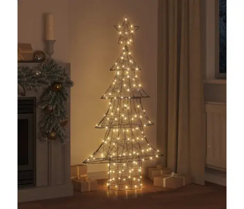 Kalėdų Eglutė Su 160 Led Šilta Balta 150 Cm Ratanas