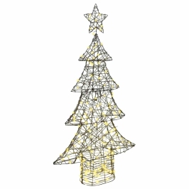 Ziemassvētku Eglīte Su 160 Led Silti Balta 150 Cm Rotangpalma Vidaxl