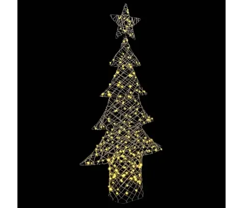 Ziemassvētku Eglīte Su 240 Led Silti Balta 180 Cm Rotangpalma Vidaxl