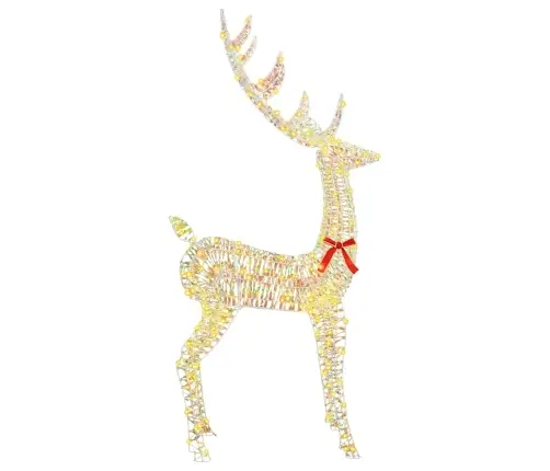 3D Ziemeļbriedis Silti Balta 180 Cm Pet Vidaxl
