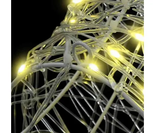 Briedis Galva Silti Balta 60 Cm Akrils Vidaxl