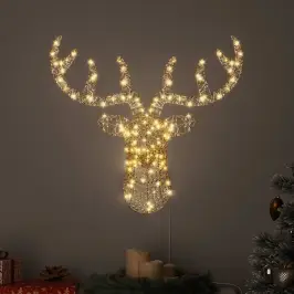 Ziemassvētku Ziemeļbriedis Ar Kamanām Silti Balta Pet Vidaxl