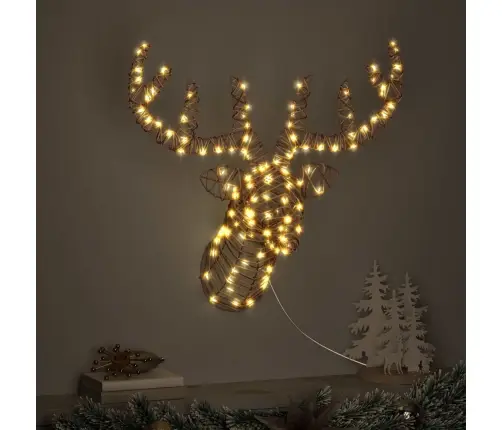 Põdra Tõukesaan Soe Valge 68 X 36,5 X 62,5 Cm Rotang