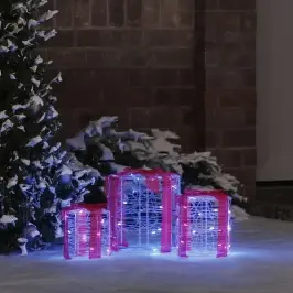 Kingituse Karbi Dekoreerimine 3 Pcs Sinine 20 X 20 X 21 Cm